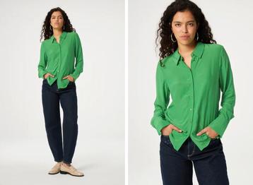 Mooie groene Hema blouse 40/42 beschikbaar voor biedingen