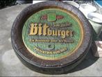 Bitburger biervatschild, Verzamelen, Ophalen of Verzenden, Gebruikt, Reclamebord