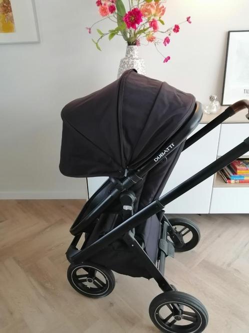 Dubatti kinderwagen, Kinderen en Baby's, Kinderwagens en Combinaties, Gebruikt, Combiwagen, Overige merken, Luchtbanden, Met reiswieg