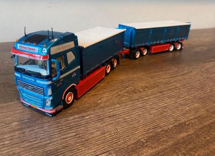 Tekno Volvo FH04 Michael Jepsen, Hobby en Vrije tijd, Modelauto's | 1:50, Nieuw, Bus of Vrachtwagen, Tekno, Ophalen of Verzenden