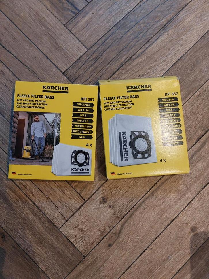 Kärcher KFI 357 Filterzakken - Nieuw, Witgoed en Apparatuur, Stofzuigers, Nieuw, Stofzuiger, Stofzak, Ophalen of Verzenden