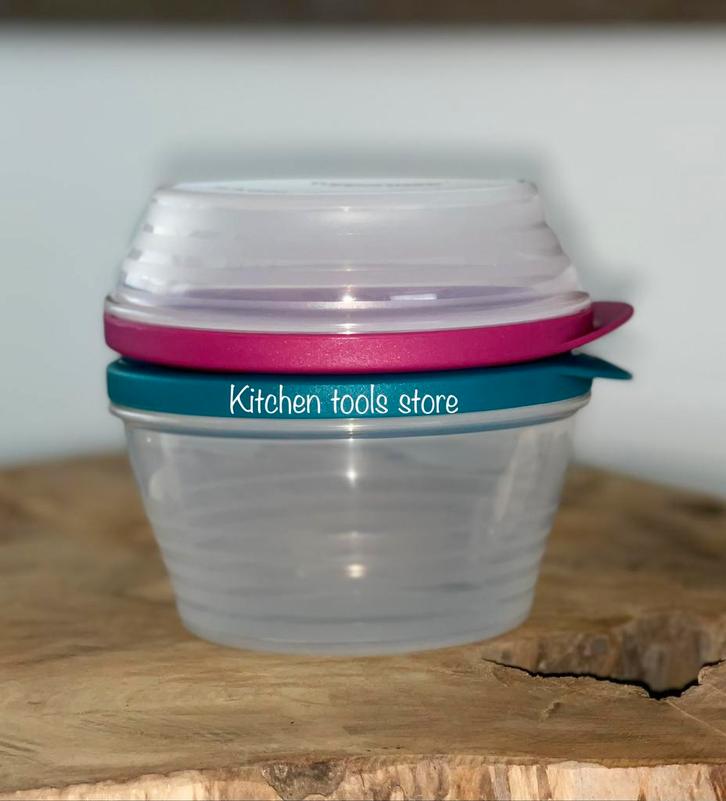 Tupperware Duokommen set voor yoghurt en muesli voorraad, Huis en Inrichting, Keuken | Tupperware, Nieuw, Bak of Kom, Ophalen of Verzenden