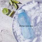 tupperware XtremAqua diepvries fles 880ml draaidop voorraad, Ophalen of Verzenden, Nieuw, Blauw, Beker of Kan