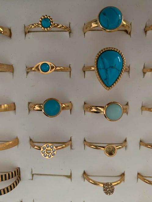 IXXXI vulringen maat 20 (rose)goudkleurig, Sieraden, Tassen en Uiterlijk, Ringen, Nieuw, Dame, Goud, IJzer of Staal, Ophalen of Verzenden