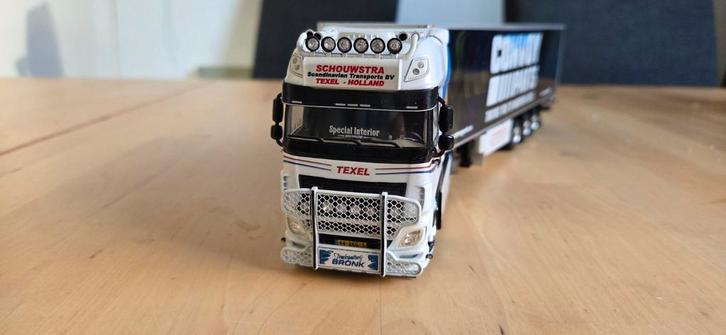WSI Schouwstra DAF XF106 SSC, Hobby en Vrije tijd, Modelauto's | 1:50, Zo goed als nieuw, Bus of Vrachtwagen, Wsi, Ophalen of Verzenden