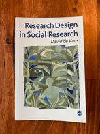 Research Design in Social Research - David de Vaus, Gamma, David de Vaus, Ophalen of Verzenden, WO