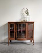 Theekastje antiek, Huis en Inrichting, Ophalen, Met deur(en), Glas, 50 tot 100 cm