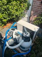 Intex Zoutwatersysteem en zandfilterset + ECO 5 Warmtepomp, Tuin en Terras, Ophalen, Gebruikt, Zwembadpomp