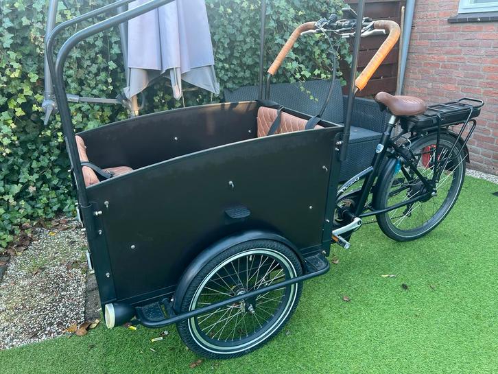 Bakfiets - troy - Elektrisch, Fietsen en Brommers, Fietsen | Bakfietsen, Zo goed als nieuw, Overige merken, 4 kinderen of meer
