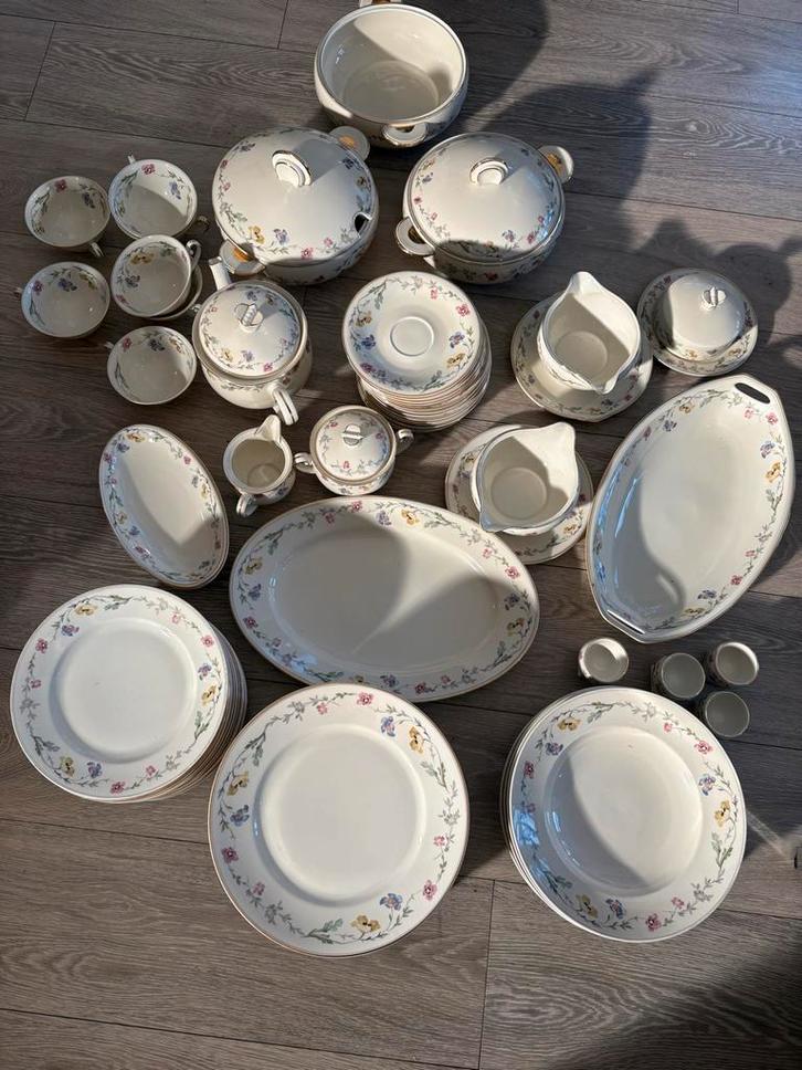 Antiek Pirken Hammer Servies 16237  Compleet, Antiek en Kunst, Antiek | Servies compleet, Ophalen
