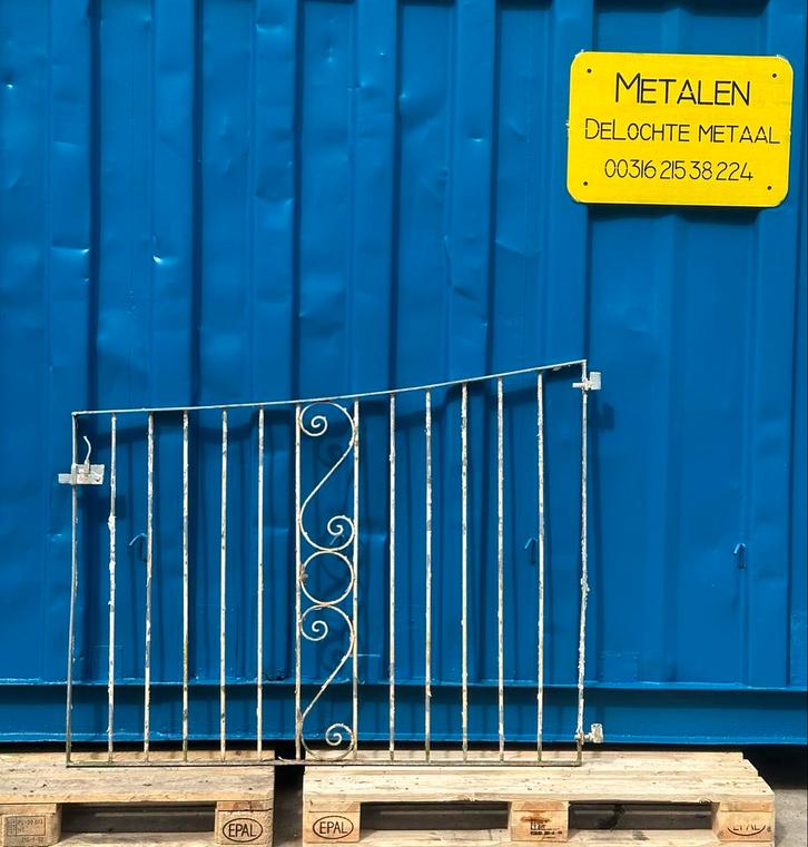Smeedijzeren Hekwerk Vintage 1360x1080, Tuin en Terras, Tuinhekken en Hekwerk, Gebruikt, Overige typen, Ophalen