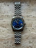 Seiko Blue Sunrise Horloge | Nieuw en Ongedragen, Seiko, Leer, Staal, Ophalen of Verzenden
