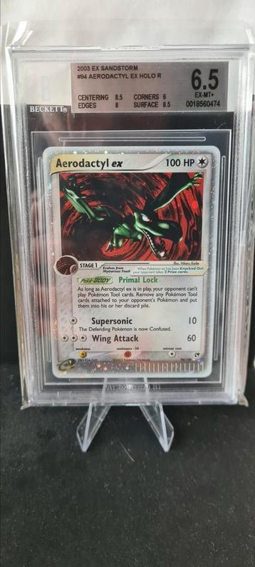 Aerodactyl EX #94 EX Sandstorm BGS 6.5 beschikbaar voor biedingen