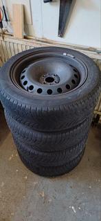 Winterbanden set 205/55R16 Alfa Romeo Mito, Ophalen, Gebruikt, 16 inch, Banden en Velgen