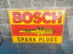 Emaille reclamebord Bosch bougie spark plugs, Verzamelen, Merken en Reclamevoorwerpen, Reclamebord, Gebruikt, Ophalen of Verzenden