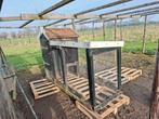 Kippenhok met ren en nachthok 200 x 80 x 147, Ophalen, Gebruikt, Hout, Overige typen