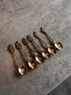 Douwe Egberts 6 verzilverde lepeltjes, Ophalen of Verzenden