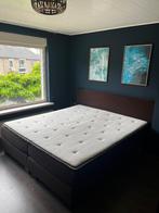 Luxe Pullman Boxspring 180x200 met Topmatras, Ophalen, Bruin, Tweepersoons, Zo goed als nieuw