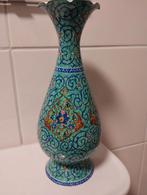 Minakari handgeschilderde geëmailleerde vaas, Ophalen of Verzenden