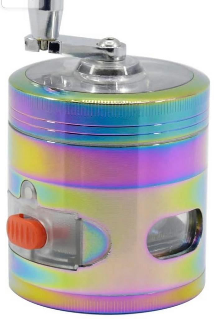 Nieuwe grote wiet kruiden vermaler grinder rainbow color, Verzamelen, Rookartikelen, Aanstekers en Luciferdoosjes, Nieuw, Overige typen