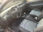 Leuke goede peugot 206 cabrio, Auto's, Peugeot, Stof, Zwart, Handgeschakeld, Grijs