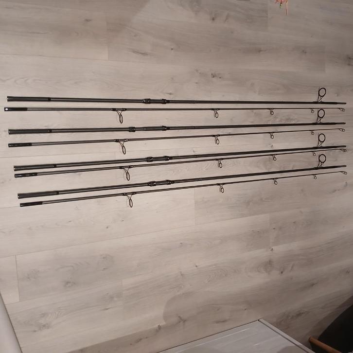 4x Shimano Tribal TC12275 12ft 2.75lbs, Watersport en Boten, Hengelsport | Karpervissen, Zo goed als nieuw, Werphengel, Ophalen