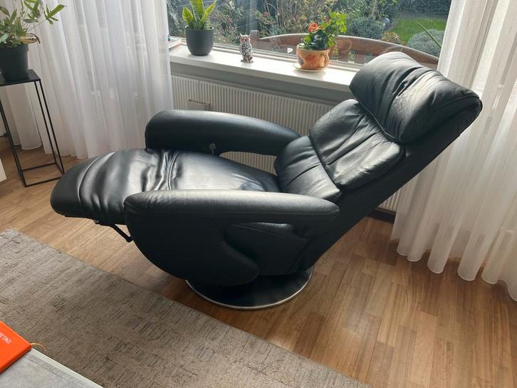 Himolla Relaxfauteuil Leer - Comfort en Stijl, Huis en Inrichting, Fauteuils, Gebruikt, Leer, 75 tot 100 cm, Ophalen