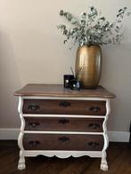 Gerestyled brocante buikkast, Ophalen, Eikenhout, 50 tot 100 cm, Zo goed als nieuw