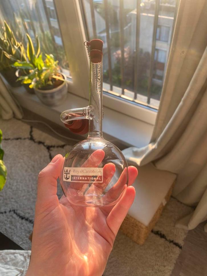 Il decantino decanteerder, Huis en Inrichting, Woonaccessoires | Wijnrekken, Nieuw, Minder dan 50 cm, Glas, Minder dan 5 flessen