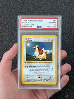 Pokémon PSA 10 1st edition Pidgey #57 Base set, Ophalen of Verzenden, Zo goed als nieuw, Losse kaart, Foil