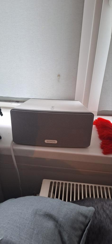 Sonos PLAY:3 - Draadloze Speaker! Sonos of Spotify bedienen, Audio, Tv en Foto, Luidsprekers, Gebruikt, Front, Rear of Stereo speakers