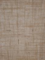 13592 Oud jute hennep behang behangpapier burlap wallpaper, Huis en Inrichting, Stoffering | Behang, Verzenden