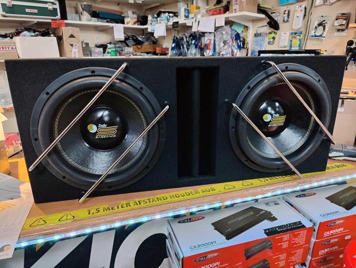 Dikke subwoofer set BASSFACE 2600WATT RSM 5200WATT MAX, Auto diversen, Autospeakers, Nieuw, Ophalen of Verzenden