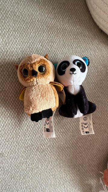 Ty Beanie Boo's Uil & Panda beschikbaar voor biedingen