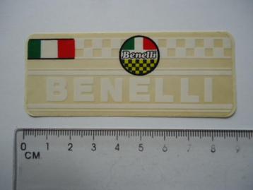 sticker oud BENELLI logo motorfiets motor oldtimer italie beschikbaar voor biedingen