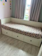 Hemnes bedbank bed uitschuifbed tienerbed lades, Huis en Inrichting, Slaapkamer | Bedden, Ophalen, Eenpersoons, Wit, Zo goed als nieuw