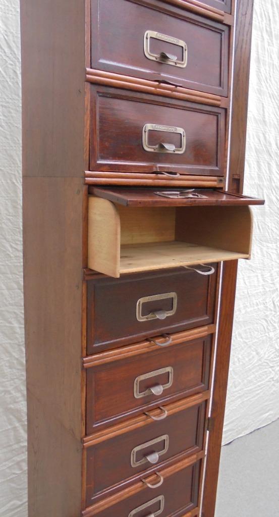 kleppenkast ladekast archiefkast papierkast, Antiek en Kunst, Curiosa en Brocante, Ophalen of Verzenden