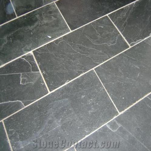 antraciet leisteen vloertegels Jack Black Slate 40x60 cm, Doe-het-zelf en Verbouw, Tegels, Nieuw, Vloertegels, Keramiek, Ophalen