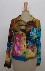 Aparte kleurige top/blouse van Savage Culture! M, Kleding | Dames, Maat 38/40 (M), Overige kleuren, Verzenden, Zo goed als nieuw