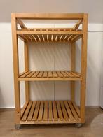 Ikea Molger Badkamer Trolley - Massief Hout, Ophalen, Zo goed als nieuw