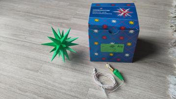 Herrnhuter advent sterren rood en groen beschikbaar voor biedingen