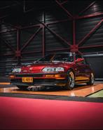 Nette Honda CRX 1990 Torino Red Pearl, Voorwielaandrijving, Stof, Zwart, 4 cilinders