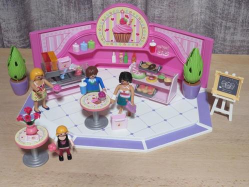 Playmobil 9080 Taartenwinkel, cupcake, gebak, ijs, Kinderen en Baby's, Speelgoed | Playmobil, Zo goed als nieuw, Complete set