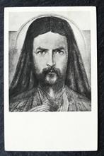 Hoe indringend kijkt deze Christusfiguur van Jan Toorop, Verzamelen, Ansichtkaarten | Themakaarten, Overige thema's, Ongelopen