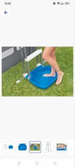 Mooie voetenbad intex voor zwembad, Tuin en Terras, Zwembad-toebehoren, Ophalen, Zo goed als nieuw