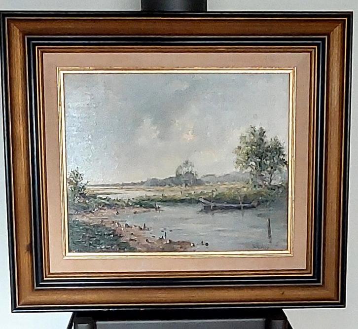 N.C. van Vulpen - Olieverfschilderij, Antiek en Kunst, Kunst | Schilderijen | Klassiek, Ophalen