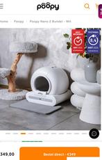 Automatische kattenbak Poopy Nano 2 Nooit meer 💩 scheppen!, Dieren en Toebehoren, Kattenbakken, Ophalen, Zelfreinigend, Nieuw