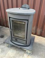 Nette flam houtkachel 12 kw gietijzer, Ophalen of Verzenden