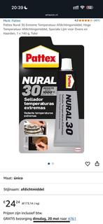 Pattex Nural hoge temperatuur lijm oven en haard, Doe-het-zelf en Verbouw, Ophalen of Verzenden, Nieuw, Overige materialen, Minder dan 4 cm