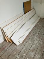 Partij vloerplanken / vloerdelen- ca. 16 m2 - 256 + 244 cm, Doe-het-zelf en Verbouw, Hout en Planken, Ophalen, Gebruikt, Minder dan 25 mm